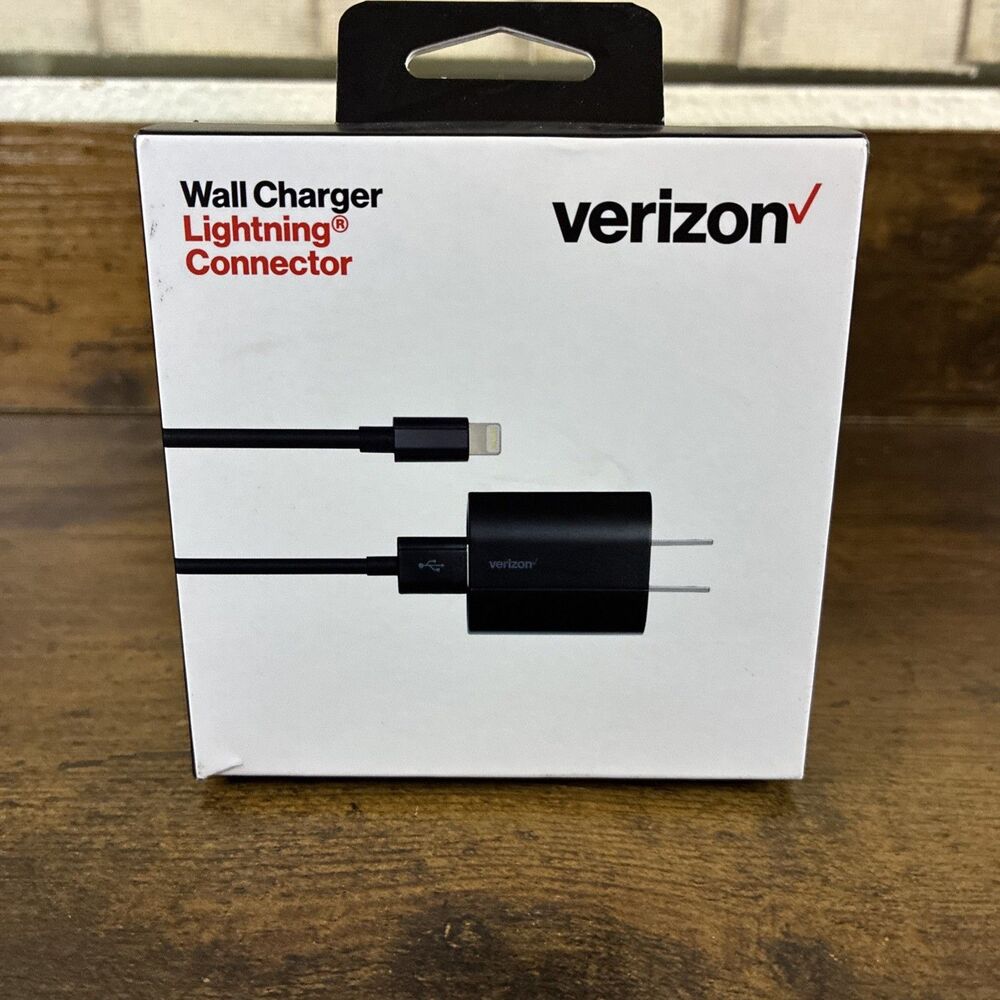 NIB Verizon Wall Charger Lightening Connector Model TVL24LGHT-M1